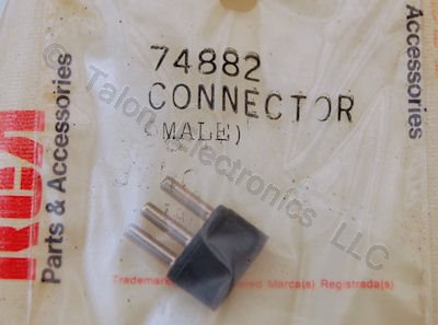  RCA 74882 3-Pin Plug for Phono/Stereo 