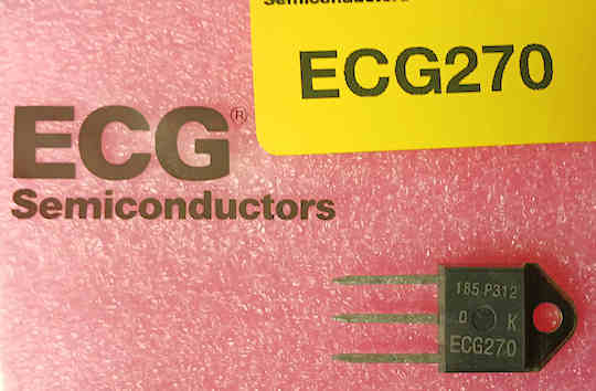  ECG270 NPN Si Darlington Transistor 100V 10A