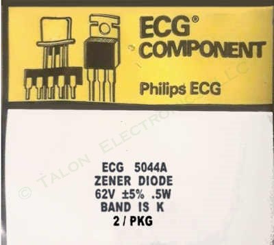 ECG5044A 62V 500mW Zener Diode (2/pkg)
