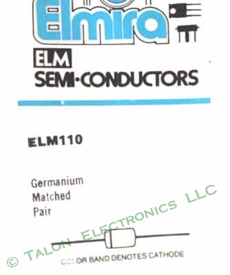    ELM110 General Purpose Detector Diode Matched PAIR