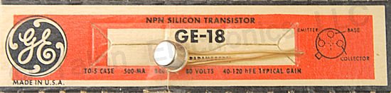    GE-18 NPN Silicon Transistor