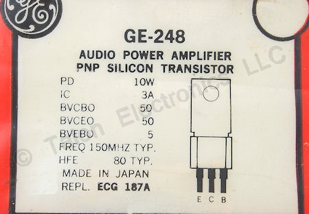 GE-248 PNP Silicon Power Transistor