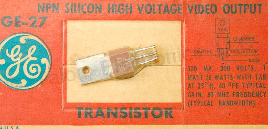  GE-27 NPN Silicon High Voltage Transistor