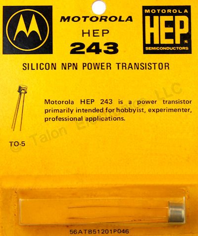 HEP-243 Silicon NPN Transistor