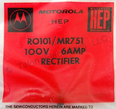 HEP-R0101 / MR751 100V 6A Silicon Rectifier
