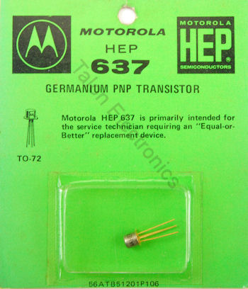 HEP-637 Small Signal PNP Transistor
