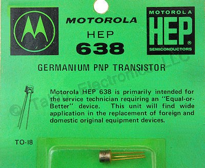 HEP-638 PNP Drift Field Transistor