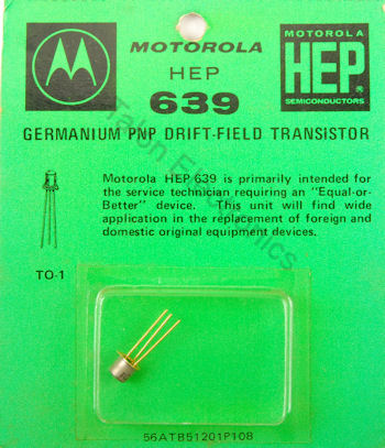 HEP-639 PNP Transistor