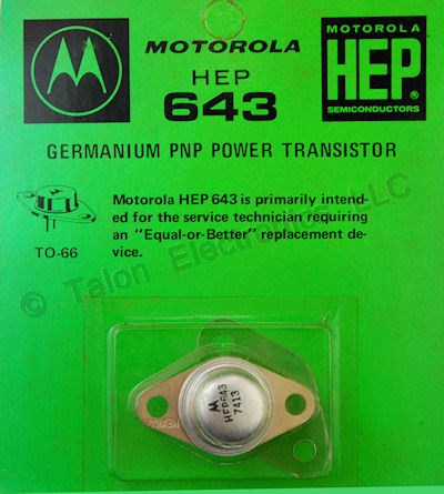HEP-643 PNP Germanium Power Transistor