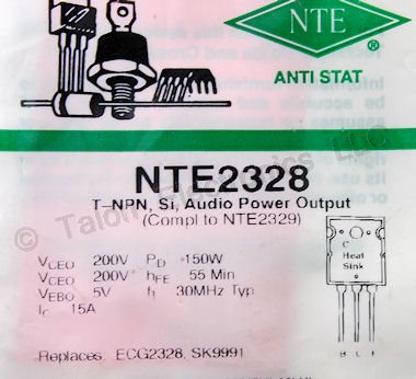 NTE2328 Audio Power Output Transistor 200V 15A 150W