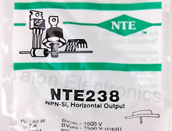   NTE238 NPN Silicon Horizontal Deflection Transistor