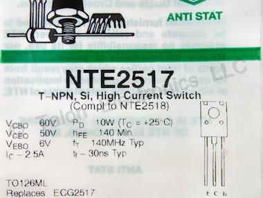 NTE2517 NPN High Current Switch Transistor