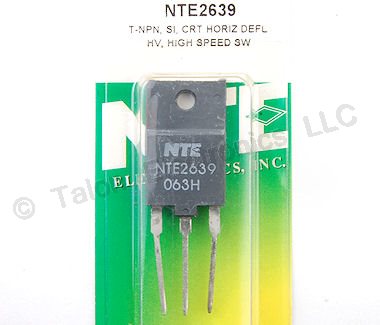 NTE2639 NPN Silicon Horizontal Deflection Transistor