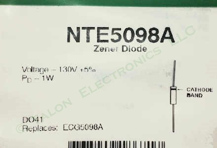 NTE5098A 130V 1 Watt Zener Diode