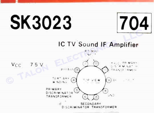   SK3023 IF Amplifier Integrated Circuit