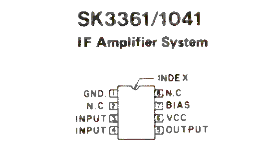   SK3361 FM IF Amp Integrated Circuit