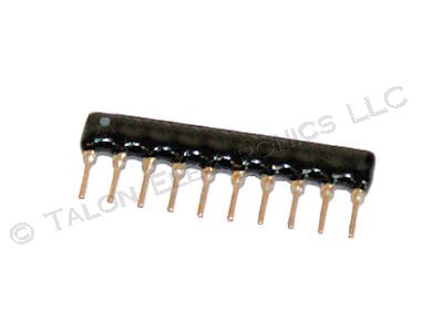   2.2K ohm 10 Pin SIP Isolated Resistor Network RAS8S 2225C