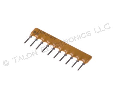    470 ohm 10 Pin Isolated Resistor Network 4610X-102-471