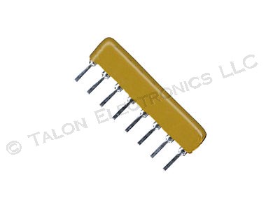  22K ohm 8 Pin SIP Bussed Resistor Network Allen Bradley 108A223