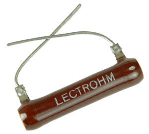 25 Ohm 10 Watt Lectrohm Tubular Power Resistor