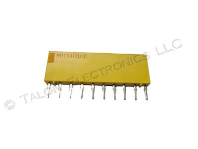   5.1K ohm 10 Pin SIP Bussed Resistor Network M83401/06-5101GC