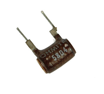 500 ohm 3 Watt Ohmite Tubular Power Resistor