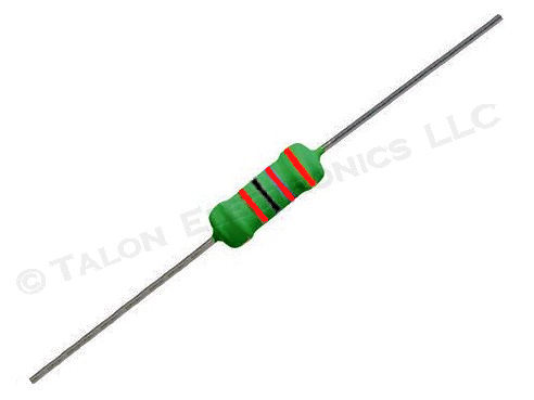 22 ohm 2 Watt Metal Oxide Film Flameproof Film Resistor 2%