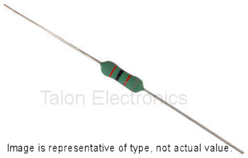 5% Tolerance 1.0 Ohm Inc. Pack of 2 1/2W NTE Electronics HW1D0 Metal Film Flameproof Resistor Axial Lead 