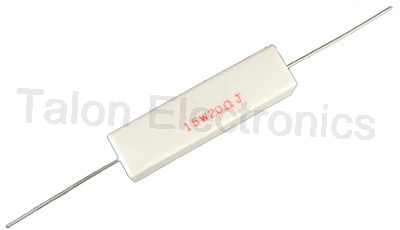     20 ohms 15W Axial Wirewound Power Resistor