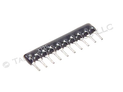   4.7K ohm 10 Pin SIP Bussed Resistor Network RKL10B472G