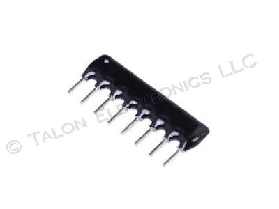  10K ohm 8 Pin SIP Bussed Resistor Network Royal Ohm RNLA08G103