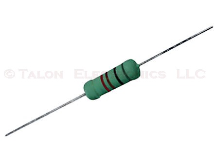 Flame Proof 18 Ohm Resistance Inc. Pack of 2 5% Tolerance 3W NTE Electronics 3W018 Metal Film Oxide Resistor Axial Lead 