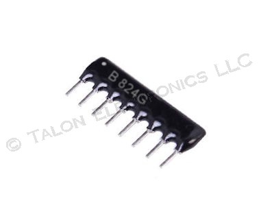 820K ohm 8 Pin Isolated Resistor Network - Thunder RAB08824G