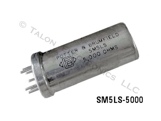 Potter and Brumfield SM5LS-5000 5K Ohms Coil SPDT Hermetic Relay