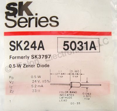     SK24A 24V 500mW Zener Diode