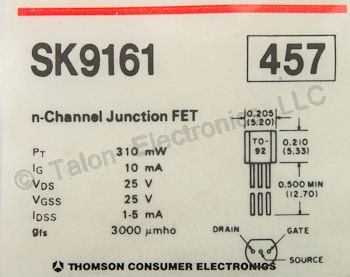 2n4117a/2n4117 N-channel Silicon Junction Field-effect Transistor TIC for sale online
