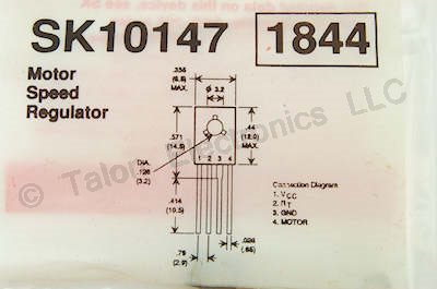 SK10147 Motor Speed Regulator Integrated Circuit