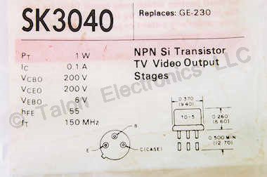   SK3040 NPN Silicon Transistor