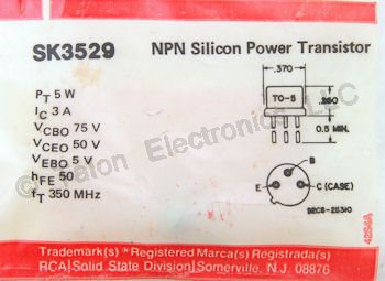   SK3529 NPN Silicon Power Transistor