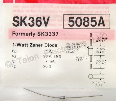     SK36V 36V 1W Zener Diode
