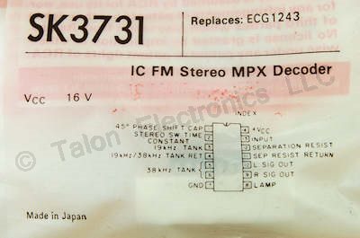   SK3731 FM Stereo Multiplex Decoder Integrated Circuit