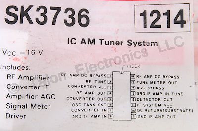   SK3736 AM Tuner System Integrated Circuit