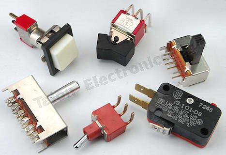          Assortment of 6 Miniature Switches