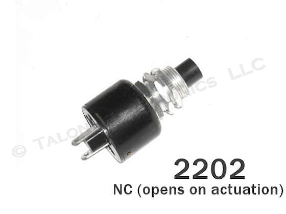     SPST Momentary  Pushbutton Switch Grayhill 2202 - Normally Closed
