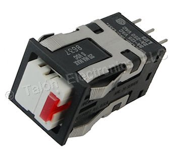    SPDT Pushbutton Switch with LED Indicator Honeywell AML22CBC3BA