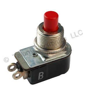     SPST Momentary Pushbutton NO Switch Carling P26A-1D-RD