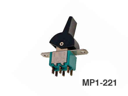 DPDT ON-OFF-ON Paddle Rocker Switch JBT MP1-221