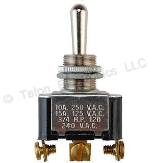 SPDT ON-OFF-ON Panel Mount Toggle Switch Arrow Hart 82602