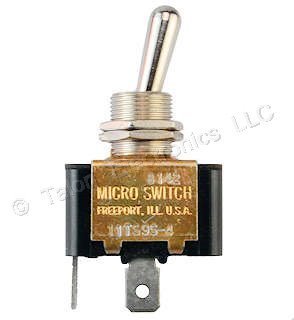   SPST ON-(OFF) Momentary-Action Panel Mount Toggle Switch Honeywell 11TS95-4