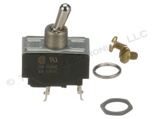   SPST ON-OFF 30A Panel Mount Toggle Switch Eaton 7576K2